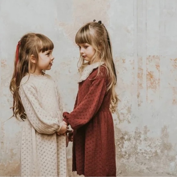 🆕Bebe Organic Olivia Dress natural 8Y - Picture 5 of 16